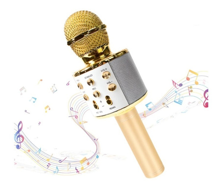 MIKROFON BEZPRZEWODOWY KARAOKE BLUETOOTH + GŁOŚNIK