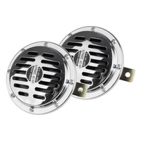Klakson sygnał dźwiękowy chrom 125 mm 12V