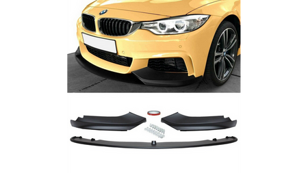 Dokładka przedniego zderzaka Matt Black BMW 4 F32 F33 F36 2013-2020