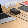 Ładowarka zasilacz 65W 4x USB TYP C PD QC LCD LED