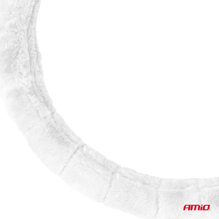 Pokrowiec nakładka na kierownicę samochodową M 37-39cm SWC-53-M AMIO-03566