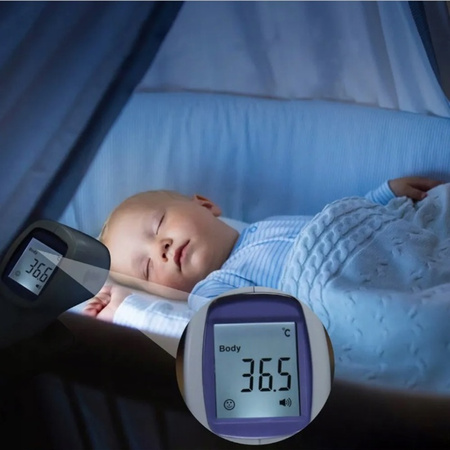 TERMOMETR BEZDOTYKOWY NA PODCZERWIEŃ LEKARSKI