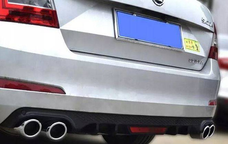 Dyfuzor Dokładka Skoda Octavia 3 III + Końcówki