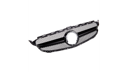 Grill sportowy Black A-Type MERCEDES C-Class W205 S205 A205 C205 Facelift 2018-2021