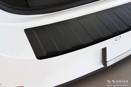 Nakładka na zderzak tylny Seat Leon 4  Kombi (Czarny Mat)