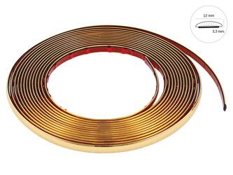 Listwa dekoracyjna, złota, 12 mm x 8 m (86745)