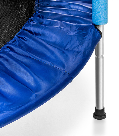 TRAMPOLINA OGRODOWA STABILNA DLA DZIECI DO DOMU Z SIATKĄ 140 x 122 CM