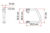 Zabezpieczenie do drzwi Security 31 - Fiamma Wawa