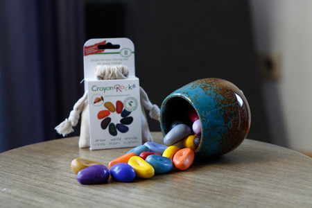 Kredki Crayon Rocks w bawełnianym woreczku - 32 kolory