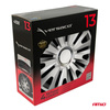 Kołpaki samochodowe 4szt. komplet Royal srebrne 13" cali COLOR BOX