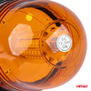 Lampa ostrzegawcza błyskowa kogut 80 LED magnes R10 12V 24V W09M AMIO-01502