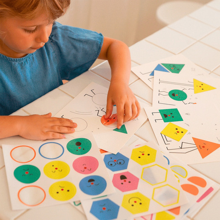 Zestaw z naklejkami Apli Kids - Emocje