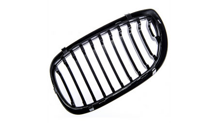Grill sportowy pojedyncze żeberka Gloss Black BMW 3 E46 Facelift 2003-2006