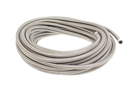 Przewód teflonowy PTFE AN8 10mm karbowany oplot stalowy