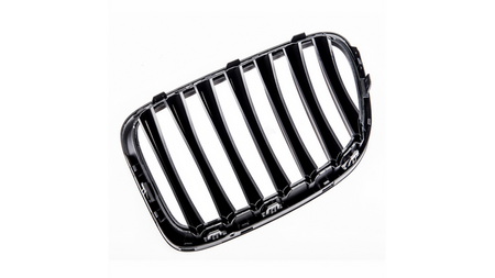 Grill sportowy pojedyncze żeberka Matt Black BMW X1 E84 2009-2015
