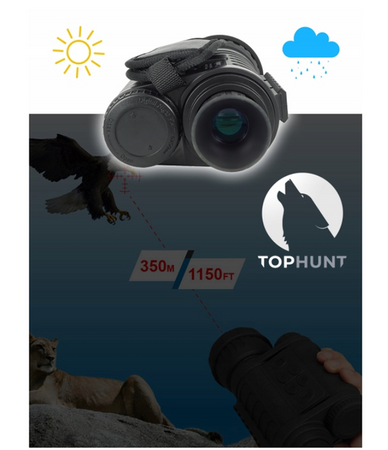 Noktowizor monokular TOPHUNT WG-50 IR zasięg 350m