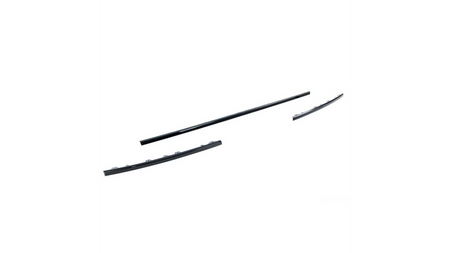 Listwy przedniego zderzaka Gloss Black VW TRANSPORTER MULTIVAN T6 2015-2020