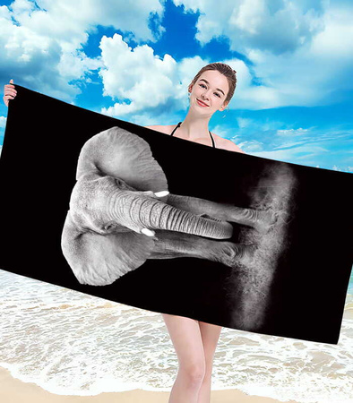 RĘCZNIK PLAŻOWY KĄPIELOWY 100 X 180 CM MIKROFIBRA DUŻY SZYBKOSCHNĄCY MIĘKKI KOLOROWY
