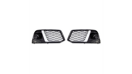 Ramki do halogenów Silver AUDI Q5 przed liftem 2018-2021