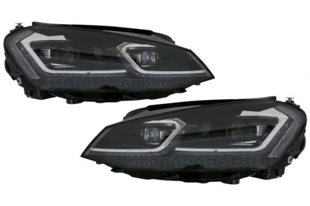 LAMPY PRZEDNIE VW GOLF 7 12-17 LOOK XENON CHROME
