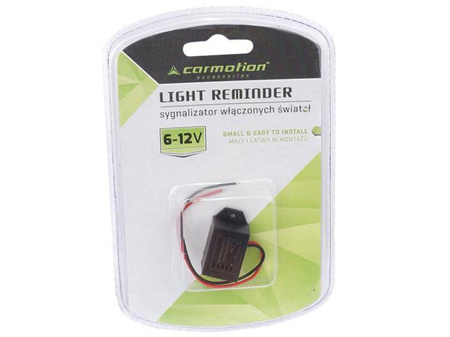 Sygnalizator włączonych świateł, 6-12V