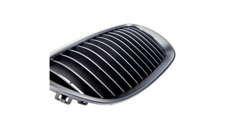 Grill sportowy pojedyncze żeberka Matt Black BMW 3 E92 E93 przed liftem 2005-2010
