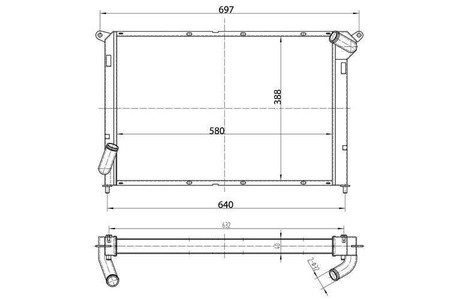 Sportowa Chłodnica Wody Mini Cooper S R52 R53 1.6 02-06 TurboWorks
