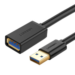 Kabel USB 3.0 przedłużający UGREEN US129 1.5m (czarny)