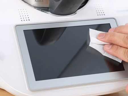 SZKŁO HARTOWANE OCHRONNE NA EKRAN PREMIUM 9H 0,3 MM MOCNE ODPORNE NA ZARYSOWANIA DO THERMOMIXA ROBOTA KUCHENNEGO