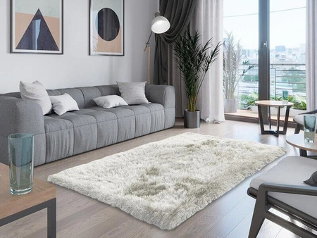 DYWAN FLORO 140 X 200 CM TYPU SHAGGY DUŻY MIĘKKI PUSZYSTY