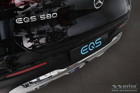 Nakładka na zderzak tylny do Mercedes EQS (Carbon Fiber)