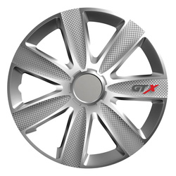 Kołpak samochodowy carbon srebrny GTX 17" cali