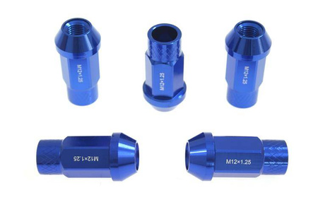 Nakrętki JBR 50mm M12 x1.25 BLUE