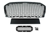 GRILL AUDI A4 B9 RS-STYLE GLOSS BLACK (2016+) PDC