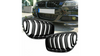 Grill sportowy podwójne żeberka Matt Black  BMW 3 (E90) Sedan (E91) Touring Facelift 2008-2011