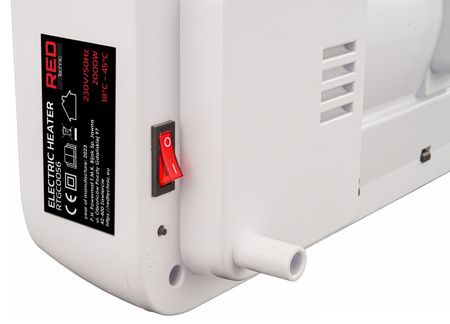 Kurtyna powietrzna 2000W Grzejnik CERAMICZNY RTGC0056 LCD