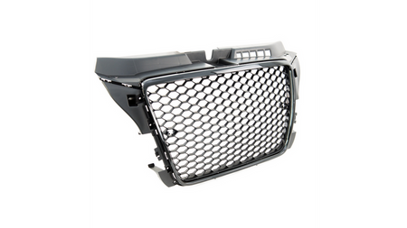 Grill sportowy Gloss Black z PDC AUDI A3 Facelift 2008-2012