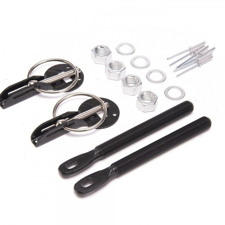Zapinki maski aluminiowe Black