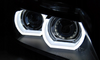 Lampy Bmw E90 E91 09-11 Drl Black Xenon Ringi 3d
