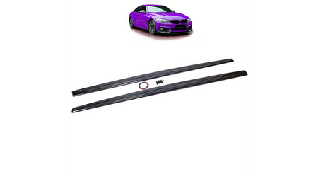 Dokładki progów Carbon Look BMW 4 F32 F33 F36 2013-obecnie