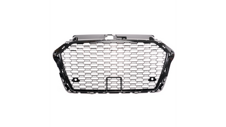 Grill sportowy Gloss Black AUDI A3 Facelift 2016-2020