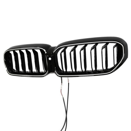 GRILL PODSWIETLANY LED BMW G30 G31 LCI 20-23 GLOSS BLACK