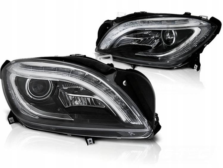 REFLEKTORY LAMPY LED BLACK do MERCEDES W166 11-15