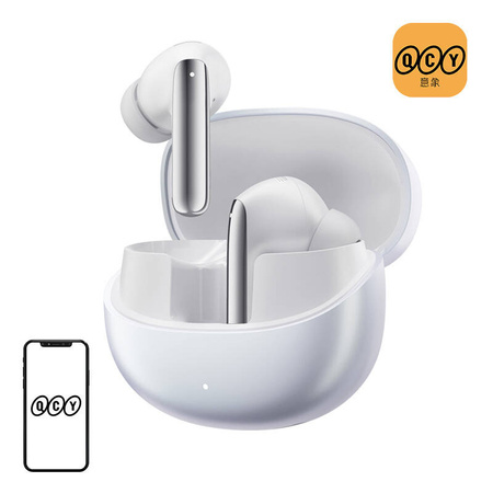 Earphones TWS QCY MeloBuds Pro HT08, ANC (white)