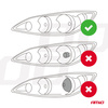 Żarówki samochodowe LED seria PL Lens H7 soczewka 6000K Canbus AMIO-03668