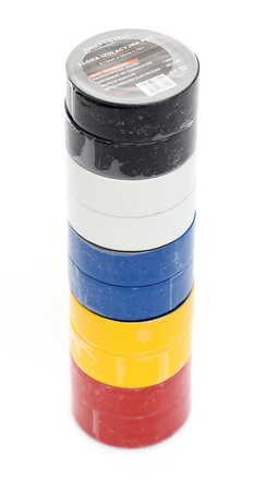 Taśma izolacyjna PVC 10szt. mix kolorów KD10915