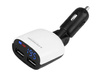 Ładowarka 2x USB 3.4A max + woltomierz 8-30V z alarmem niskiego napięcia