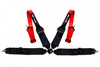 Pasy sportowe SLIDE Quick 4p 2"+3" Red-Black