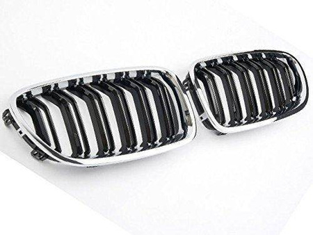 GRILL (NERKI) BMW E60 E61 BLACK CHROM LOOK M5