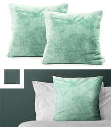 POSZEWKA DEKORACYJNA 2 SZT POKROWIEC MIĘKKI GŁADKI KLASYCZNY ELEGANCKI OZDOBNY NA ZAMEK BŁYSKAWICZNY